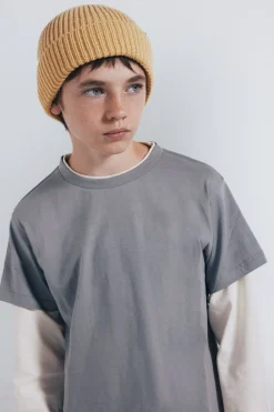 Springfield Kids Camiseta manga larga doble manga niño gris Online