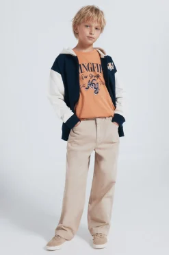 Springfield Kids Camiseta manga larga sprinfield niño naranja Best