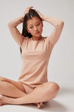 Gisela Camiseta manga larga térmica nude