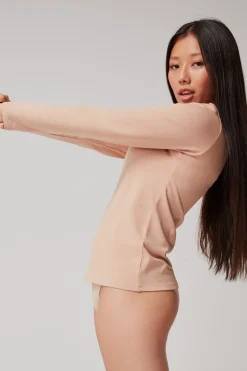 Gisela Camiseta manga larga térmica nude