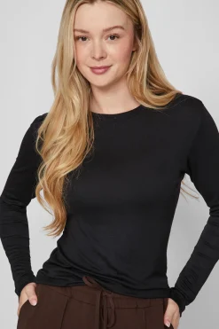 Vila Camiseta manga larga térmica Negro Online