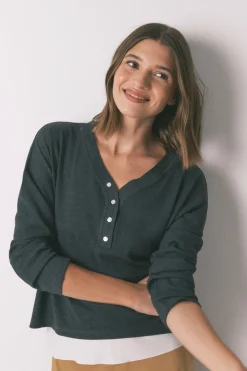 Women'secret Camiseta manga larga waffle gris Discount