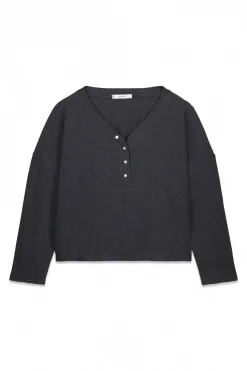 Women'secret Camiseta manga larga waffle gris Discount