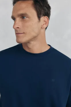 Pedro del Hierro Camiseta mercerizada Azul Outlet