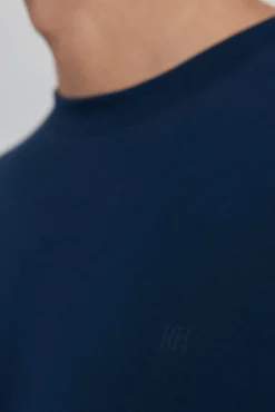 Pedro del Hierro Camiseta mercerizada Azul Outlet