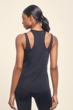 Dash and Stars Camiseta microfibra halter negra negro