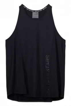 Dash and Stars Camiseta microfibra halter negra negro
