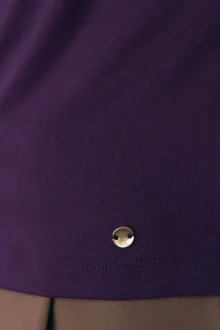 Pedro del Hierro Camiseta off shoulder Morado Sale