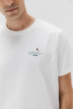 elPulpo Camiseta old school memories Blanco Discount