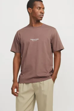 Jack & Jones Camiseta original studio marr&oacute;n Hot