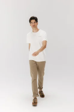 elPulpo Camiseta parche palas Blanco Clearance