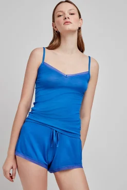 Gisela Camiseta pijama tirantes azul Sale