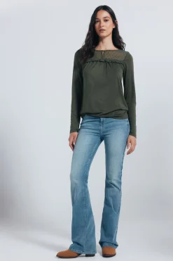 Springfield Camiseta plumetti volante kaki Online