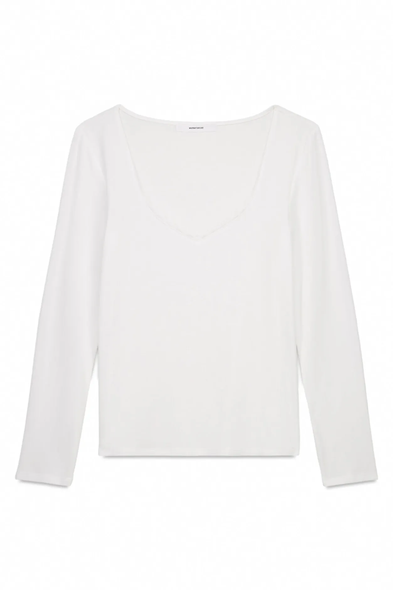Women'secret Camiseta punto súper suave blanco Sale