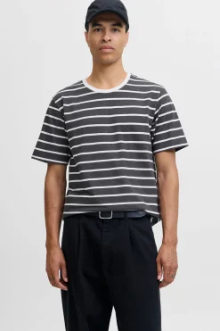 Jack & Jones Camiseta rayas Gris oscuro