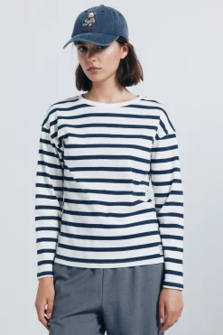 Springfield Camiseta rayas marineras estampado