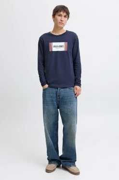 Jack & Jones Camiseta regular fit azul Online