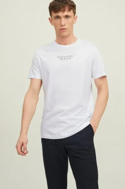 Jack & Jones Camiseta regular fit Blanco Discount