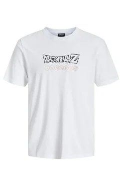 Jack & Jones Camiseta regular fit estampada blanco Clearance