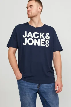 Jack & Jones PLUS Camiseta regular fit PLUS azul Discount
