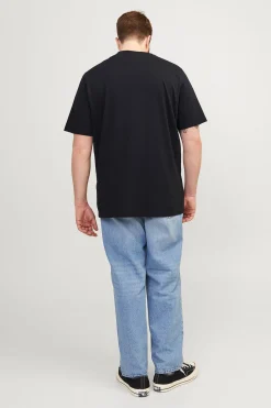 Jack & Jones PLUS Camiseta regular fit PLUS negro Outlet