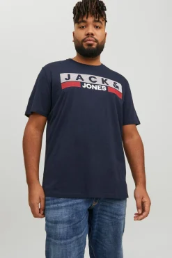 Jack & Jones PLUS Camiseta regular fit PLUS azul Clearance