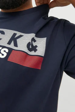 Jack & Jones PLUS Camiseta regular fit PLUS azul Clearance