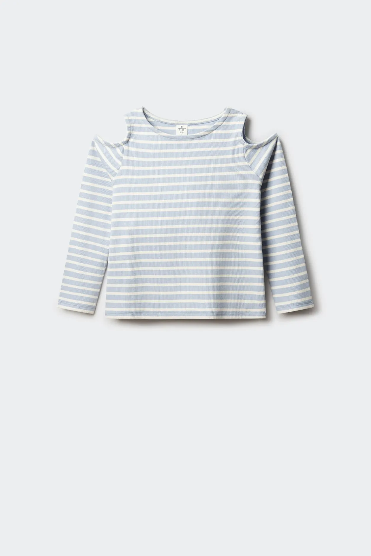 Springfield Kids Camiseta rib hombros descubiertos niña azul Hot