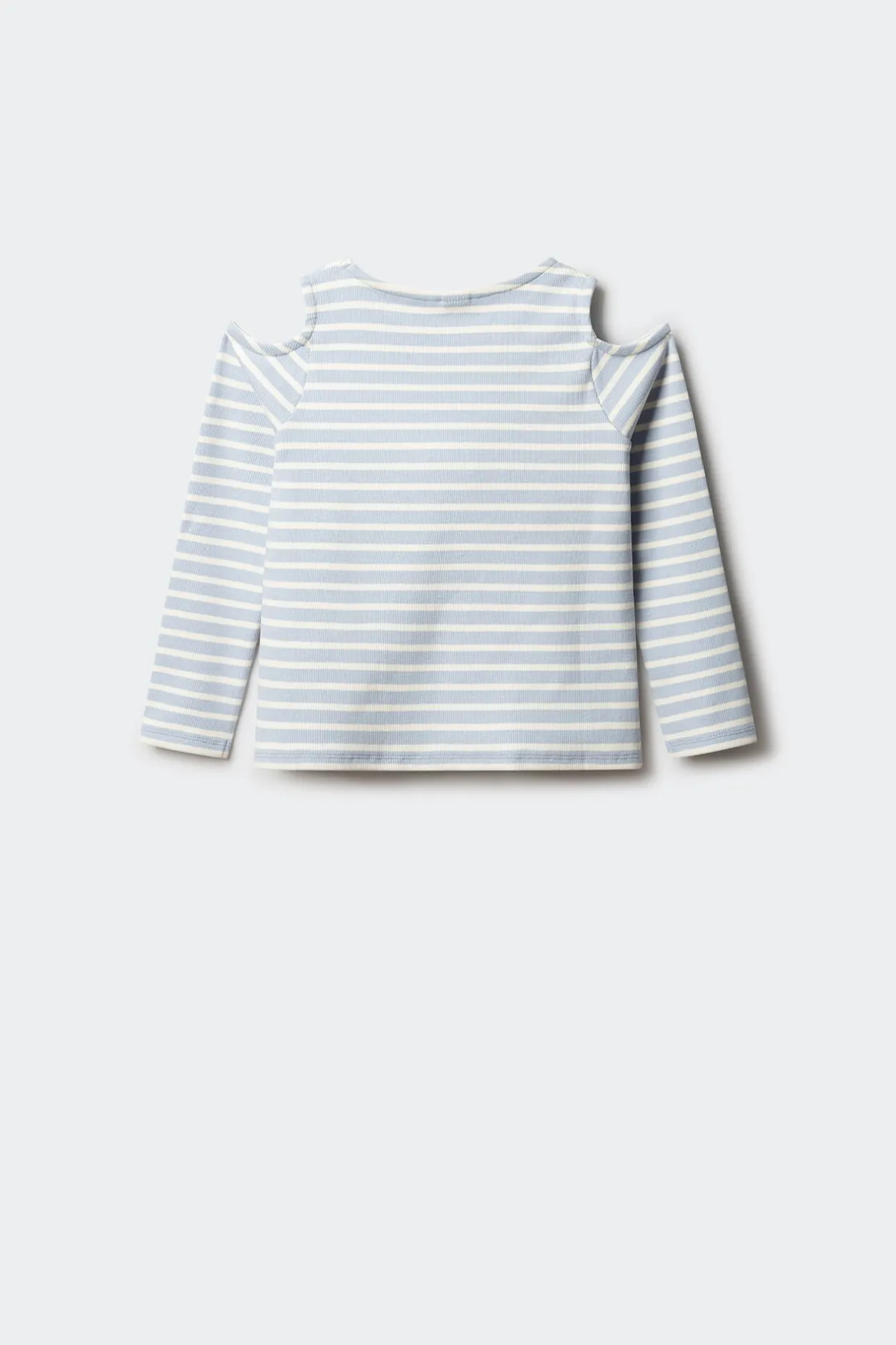 Springfield Kids Camiseta rib hombros descubiertos niña azul Hot