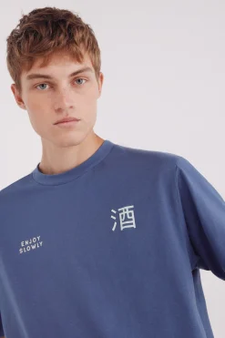 Springfield Camiseta sake azul Online