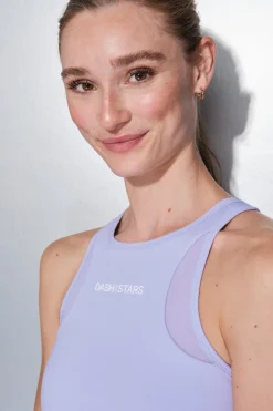 Dash and Stars Camiseta sin mangas entallada lila morado/lila Sale