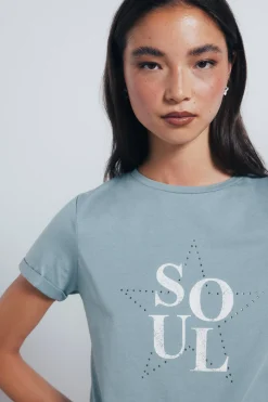 Springfield Camiseta "Soul" verde Clearance