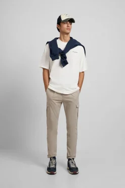 Silbon Camiseta special fit tennis society Marfil Clearance