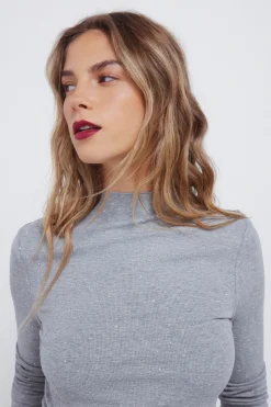 Springfield Camiseta strass gris Sale