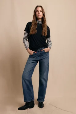 Slowlove Camiseta tachas Negro New