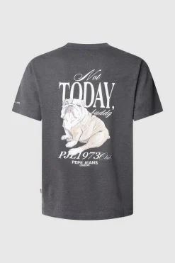 Pepe Jeans Camiseta Terry gris Hot