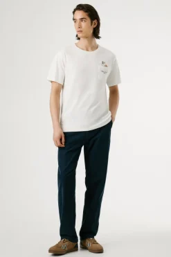 Pepe Jeans Camiseta Thansen marfil Outlet