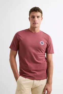 Williot Camiseta Étnica Estampado granate Outlet