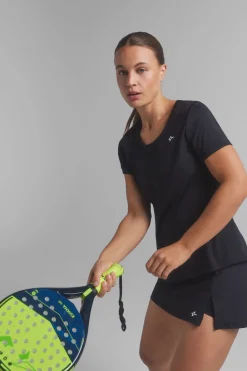 Dash and Stars Camiseta transpirable negra negro Outlet