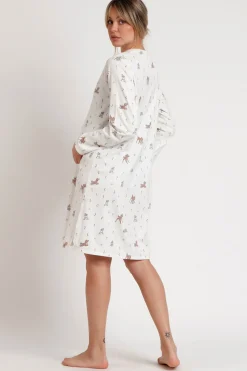 Admas Camisón premamá manga larga Bambi beige Best