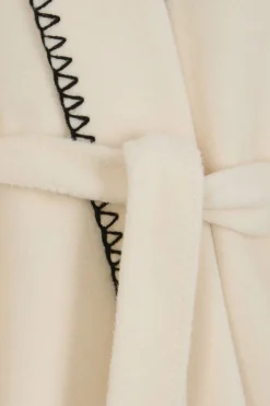 Morgan Capa con cinturón Marfil Hot