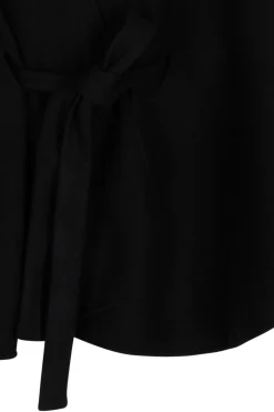 Morgan Capa con cinturón Negro