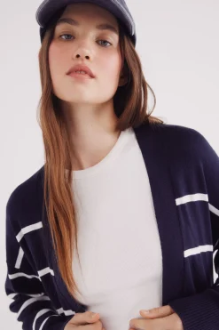 Springfield Cardigan abierto ligero azul