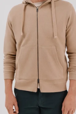 Cortefiel Cardigan con capucha Beige Outlet