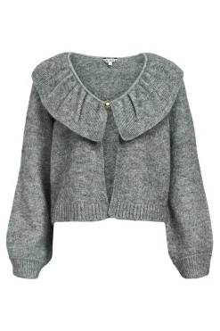 Object Cardigan lana y alpaca Gris Sale