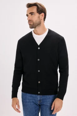 Jack & Jones Cardigan regular fit Negro Sale