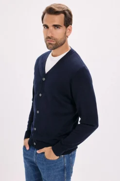 Jack & Jones Cardigan regular fit Azul marino New