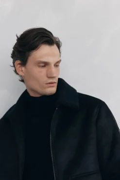 Pedro del Hierro Cazadora Negro Online