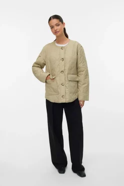 Vero Moda Cazadora acolchada Beige New