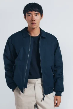 Springfield Cazadora acolchada aviador azul Sale